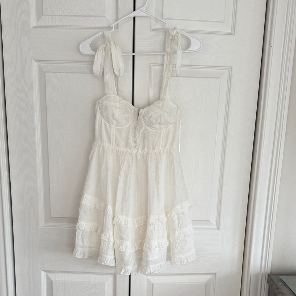 Hello Molly White Mini Dress